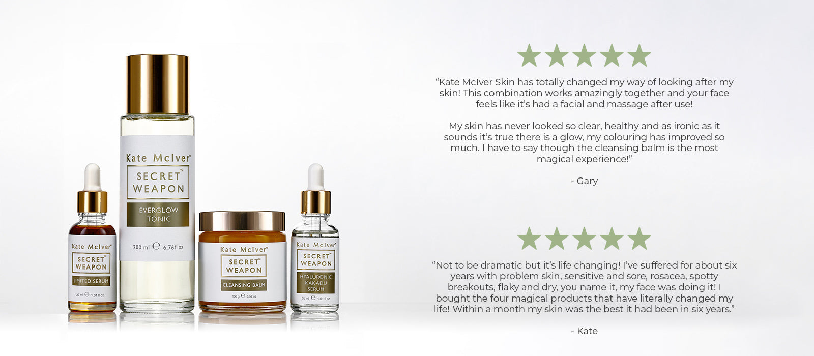Kate McIver Four Step Product Reviews